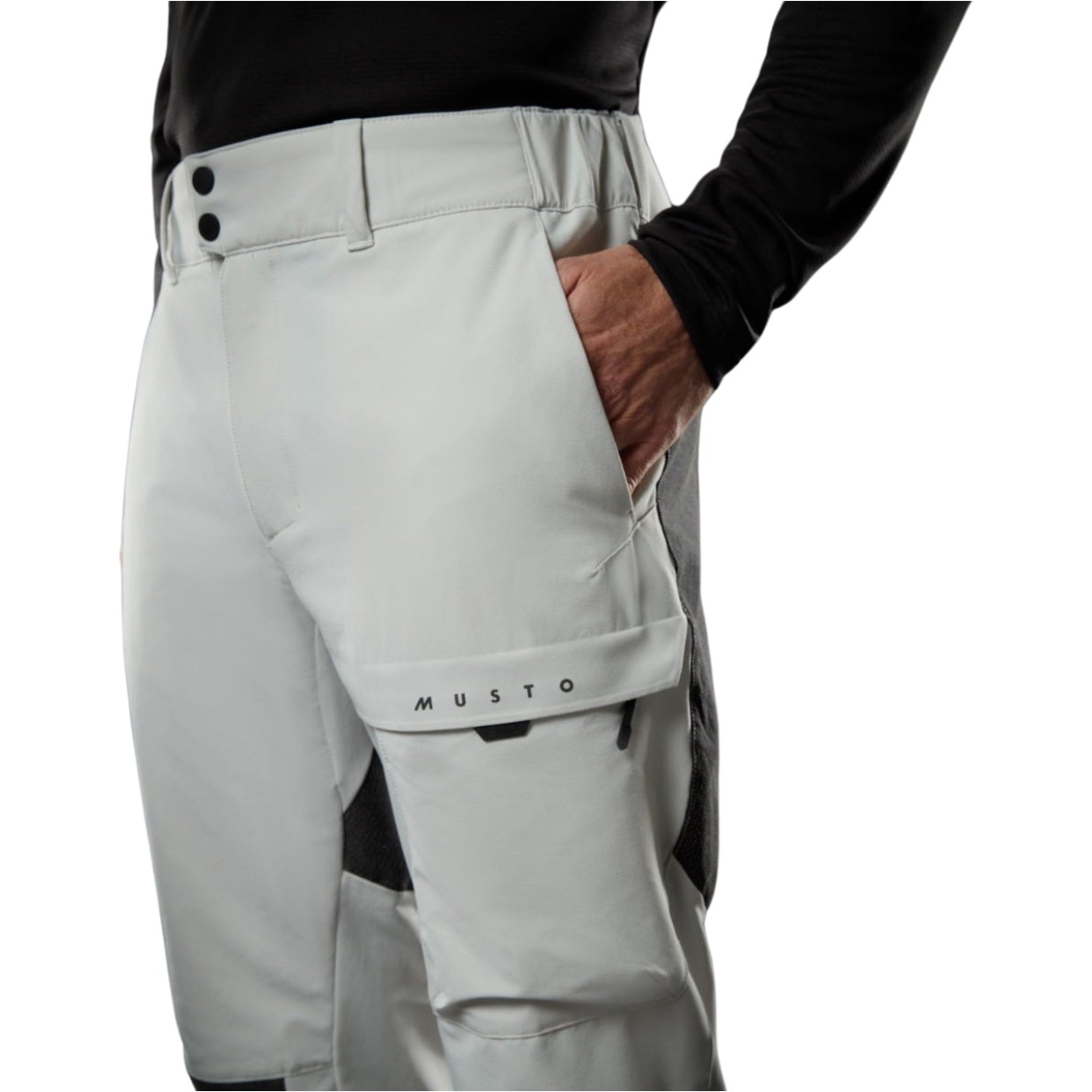 2026 Musto Mens Evo Performance Stretch Trousers 82420 - Platinum